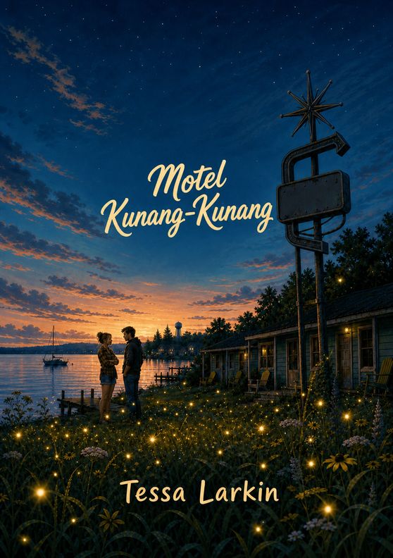 Sampul buku “Motel Kunang-Kunang” karya Tessa Larkin
