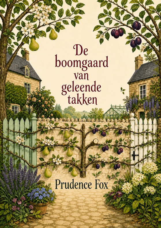 Omslag van het boek ‘De boomgaard van geleende takken’ van Prudence Fox