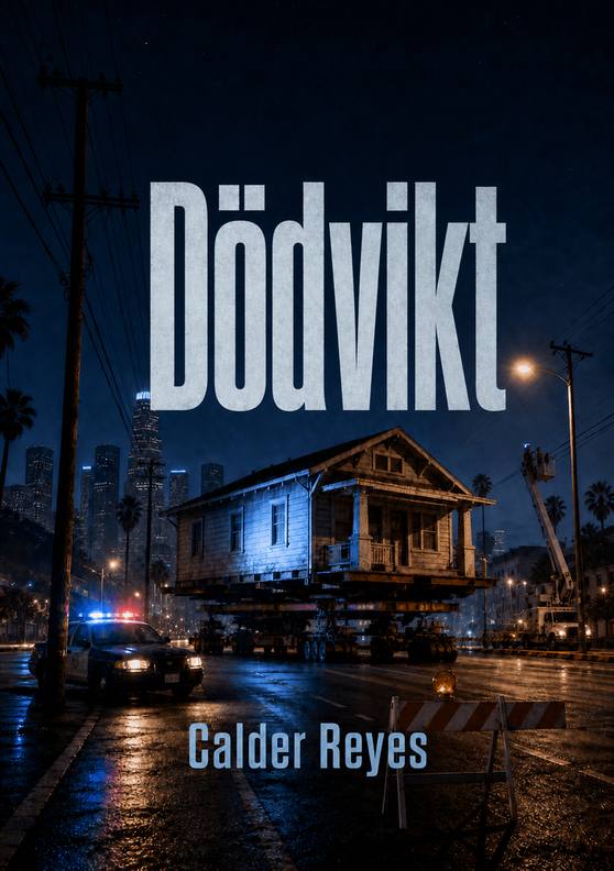 Omslag till boken ”Dödvikt” av Calder Reyes