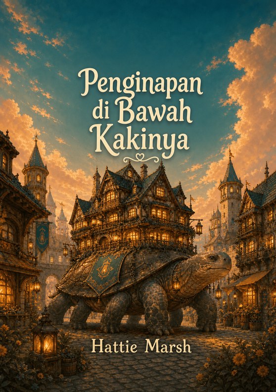 Sampul buku “Penginapan di Bawah Kakinya” karya Hattie Marsh