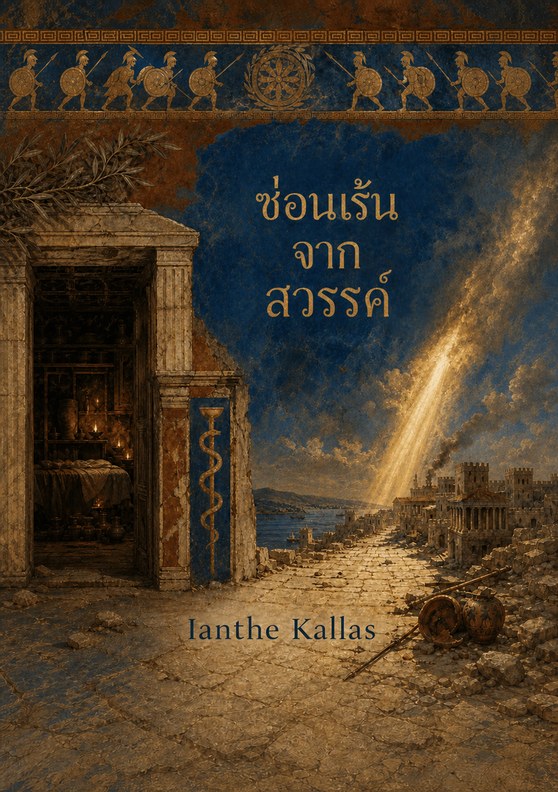 ปกหนังสือ “ซ่อนเร้นจากสวรรค์” โดย Ianthe Kallas