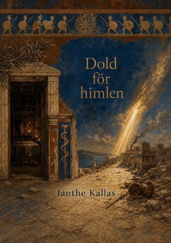 Omslag till boken ”Dold för himlen” av Ianthe Kallas
