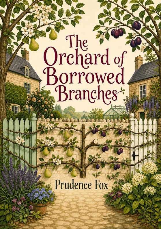 The Orchard of Borrowed Branches by Prudence Fox book cover