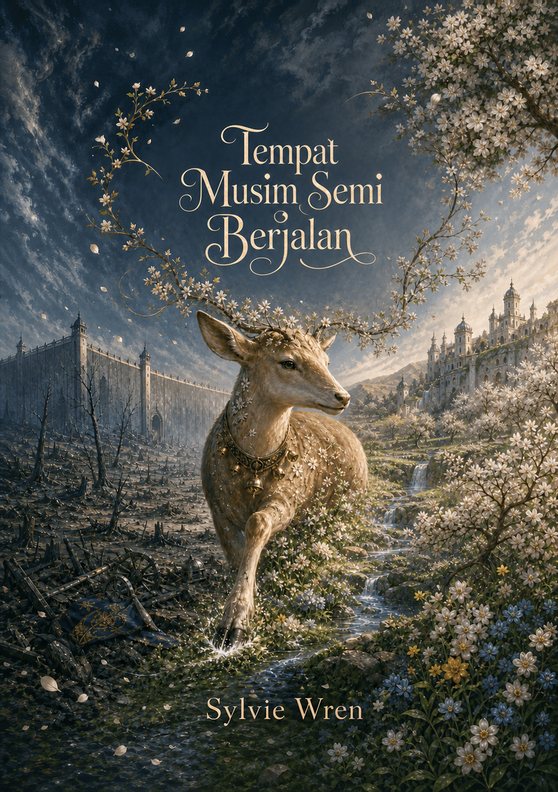Sampul buku “Tempat Musim Semi Berjalan” karya Sylvie Wren