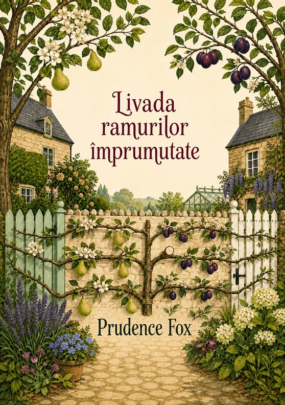Coperta cărții „Livada ramurilor împrumutate” de Prudence Fox