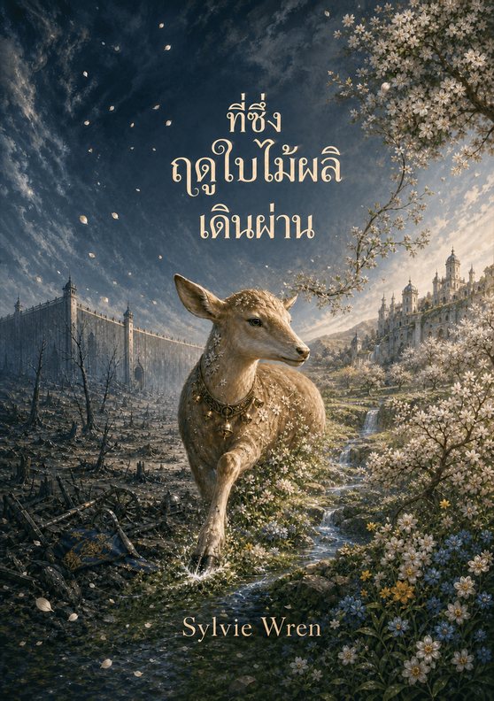 ภาพปกหนังสือ “ที่ซึ่งฤดูใบไม้ผลิเดินผ่าน” โดย Sylvie Wren