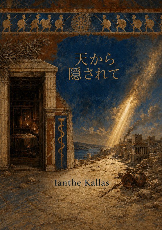 Ianthe Kallasによる書籍『天から隠されて』の表紙