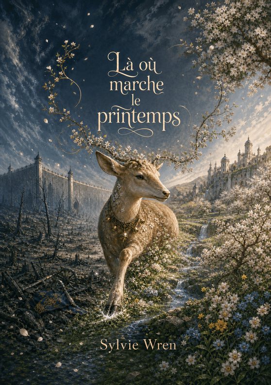 Couverture du livre « Là où marche le printemps » de Sylvie Wren