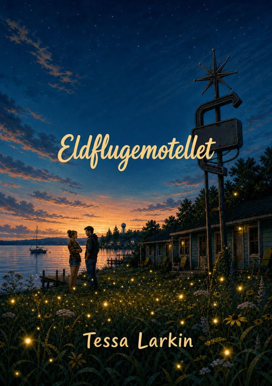 Omslag till boken ”Eldflugemotellet” av Tessa Larkin