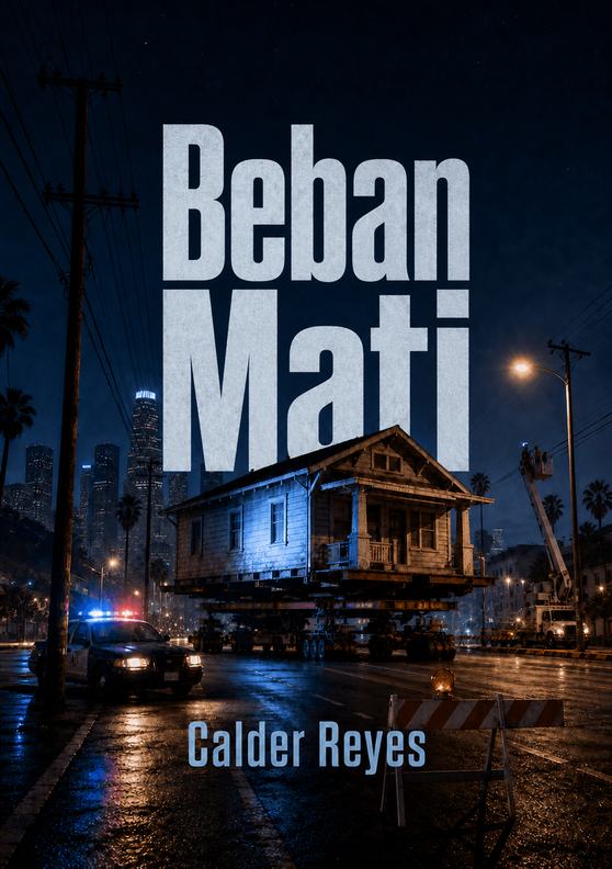 Sampul buku “Beban Mati” karya Calder Reyes