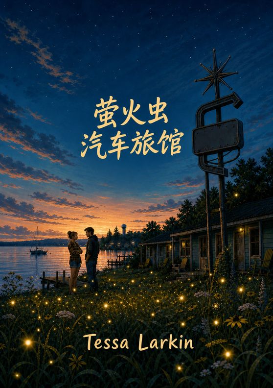 Tessa Larkin所著小说《萤火虫汽车旅馆》的封面