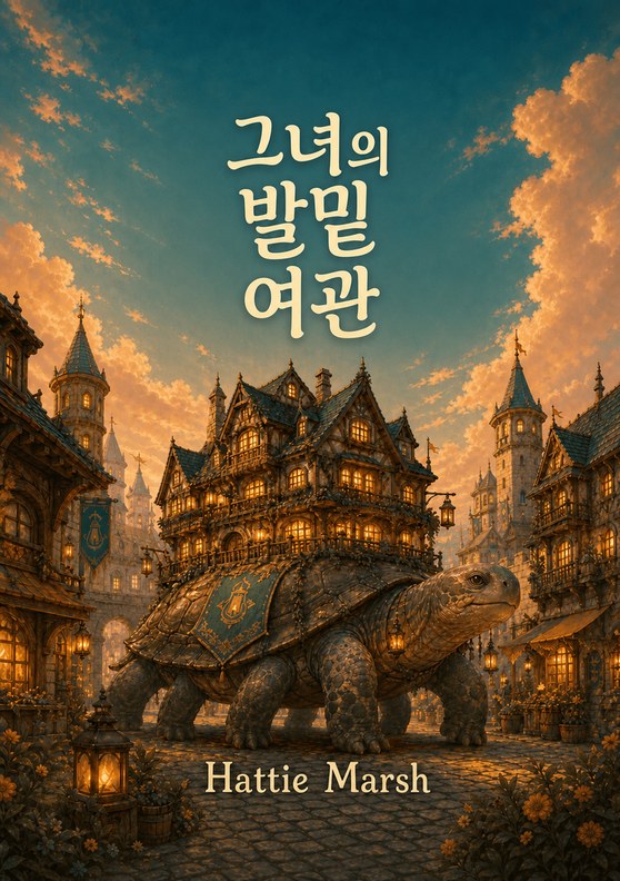Hattie Marsh의 소설 『그녀의 발밑 여관』 표지