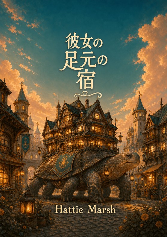 Hattie Marsh著『彼女の足元の宿』の表紙