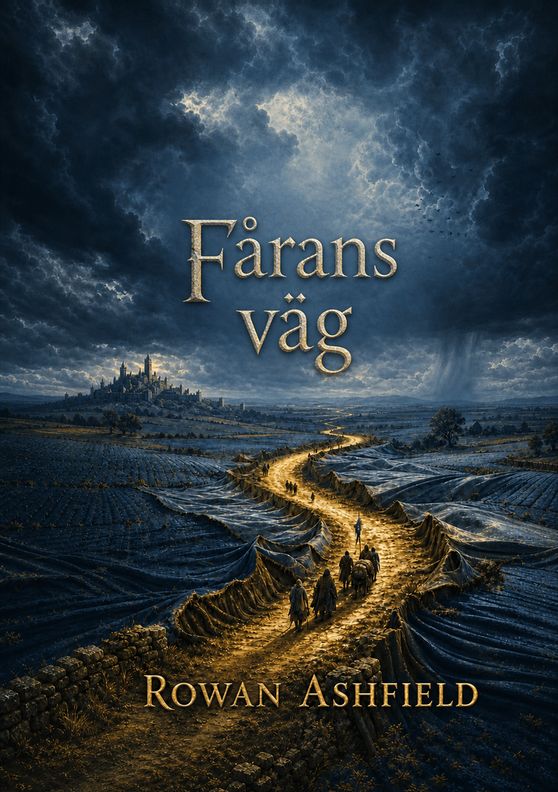 Omslag till boken ”Fårans väg” av Rowan Ashfield