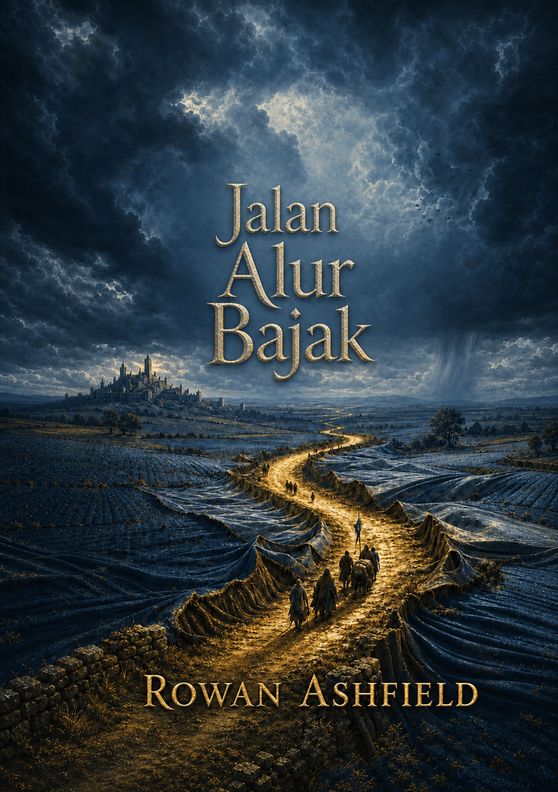 Sampul buku “Jalan Alur Bajak” karya Rowan Ashfield