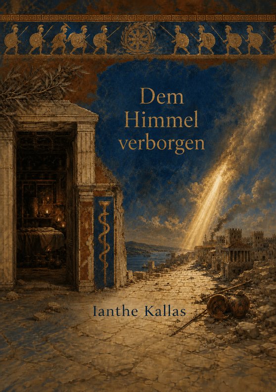 Buchcover des Romans „Dem Himmel verborgen“ von Ianthe Kallas