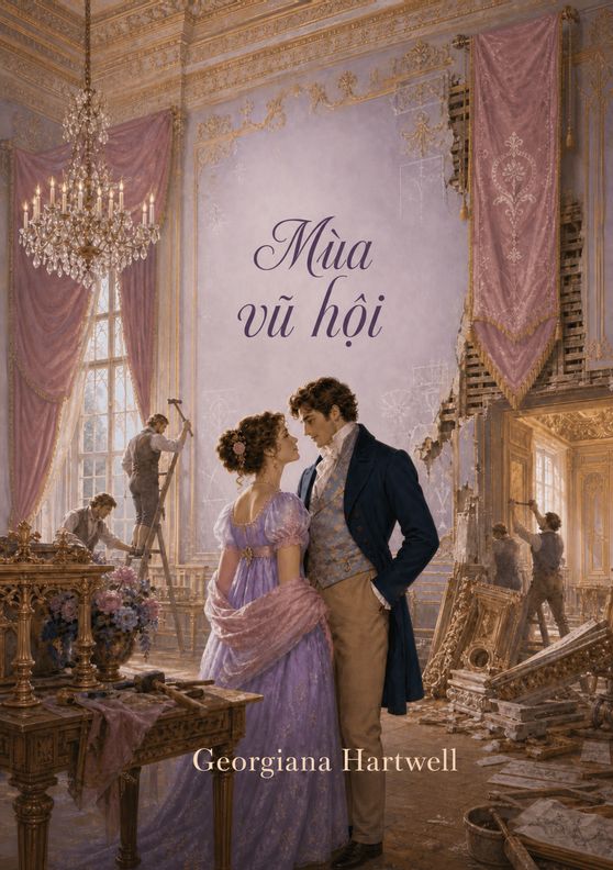 Bìa tiểu thuyết “Mùa vũ hội” của Georgiana Hartwell