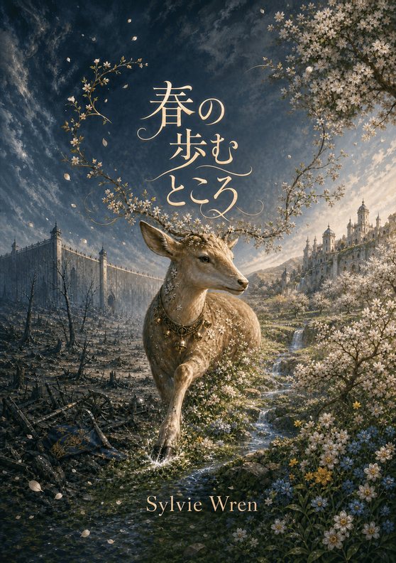 Sylvie Wren著『春の歩むところ』の表紙