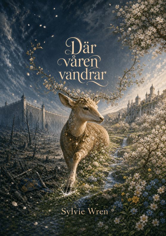 Omslag till boken ”Där våren vandrar” av Sylvie Wren