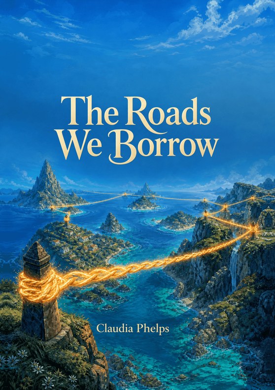 Cover of the book “The Roads We Borrow” by Claudia Phelps