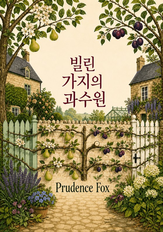 Prudence Fox의 책 『빌린 가지의 과수원』 표지