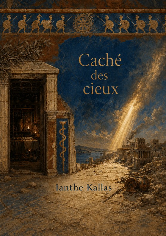 Couverture du livre « Caché des cieux » d’Ianthe Kallas