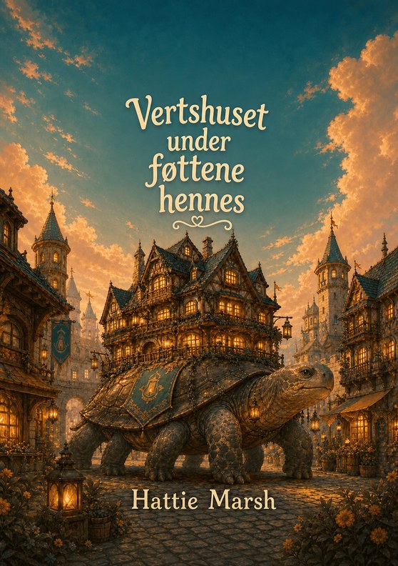 Omslaget til boken «Vertshuset under føttene hennes» av Hattie Marsh
