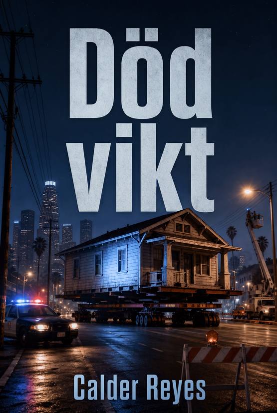 Omslag till boken ”Dödvikt” av Calder Reyes