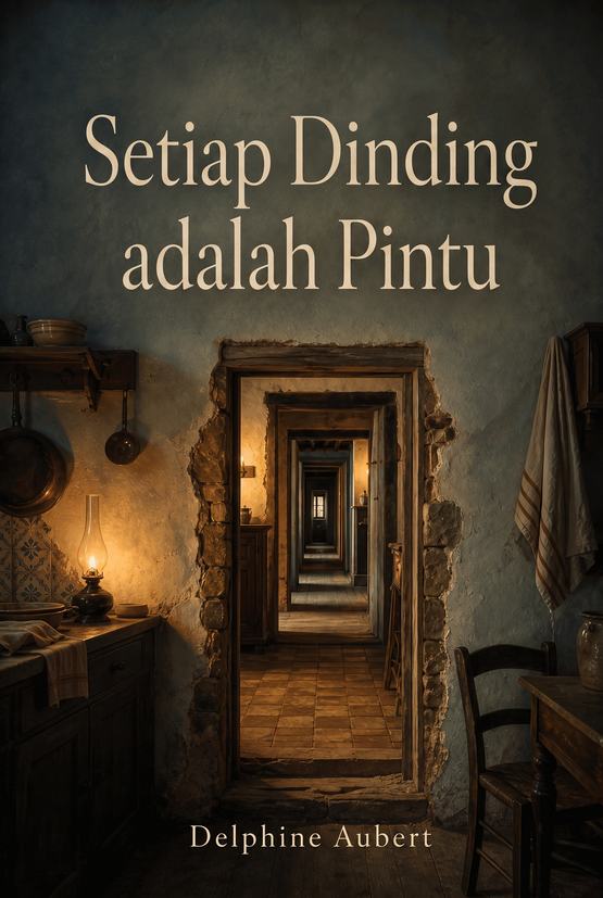 Sampul buku “Setiap Dinding adalah Pintu” karya Delphine Aubert