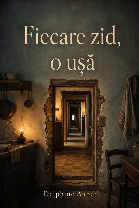 Coperta cărții „Fiecare zid, o ușă”, de Delphine Aubert