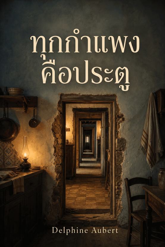 ภาพปกหนังสือ “ทุกกำแพงคือประตู” โดย Delphine Aubert