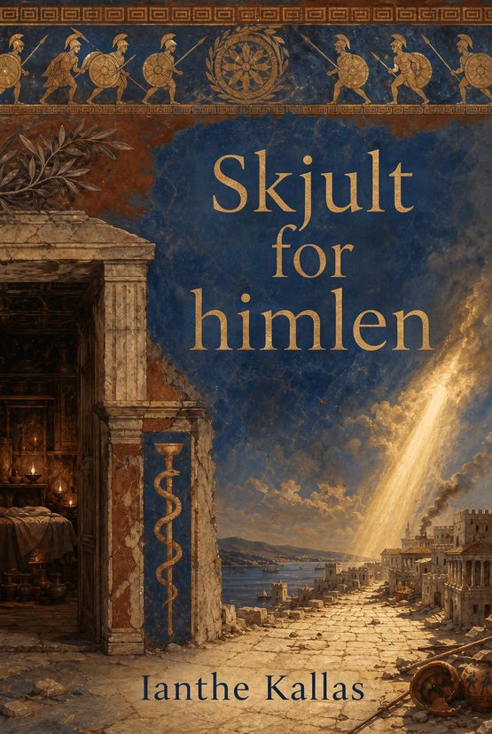 Bogomslag til “Skjult for himlen” af Ianthe Kallas