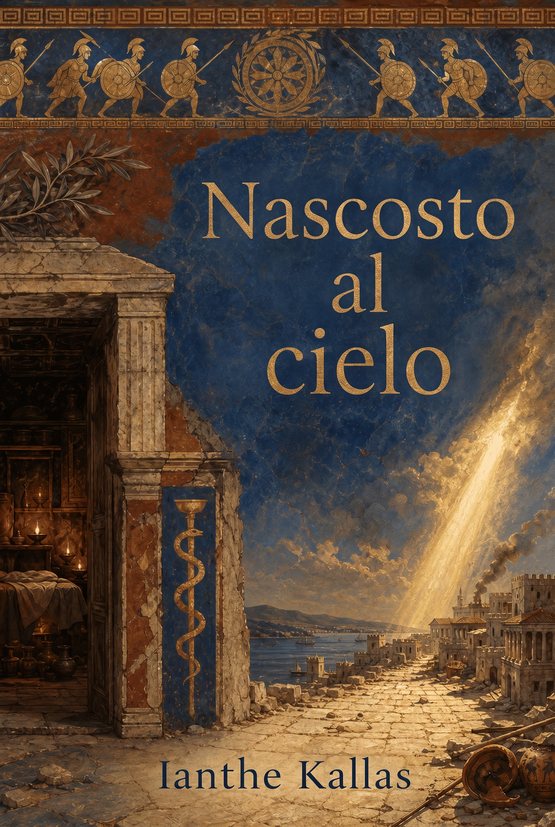 Copertina del libro «Nascosto al cielo» di Ianthe Kallas