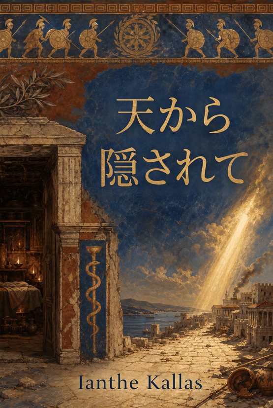 Ianthe Kallasによる書籍『天から隠されて』の表紙