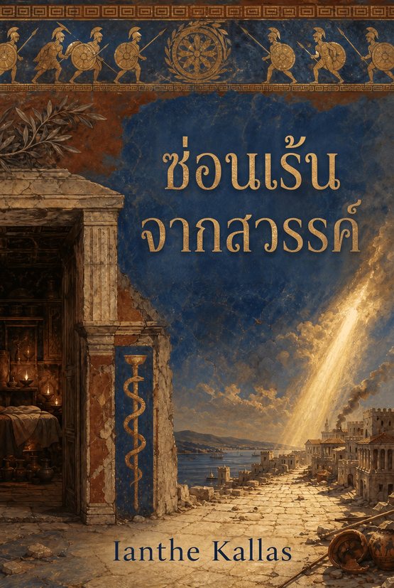 ปกหนังสือ “ซ่อนเร้นจากสวรรค์” โดย Ianthe Kallas