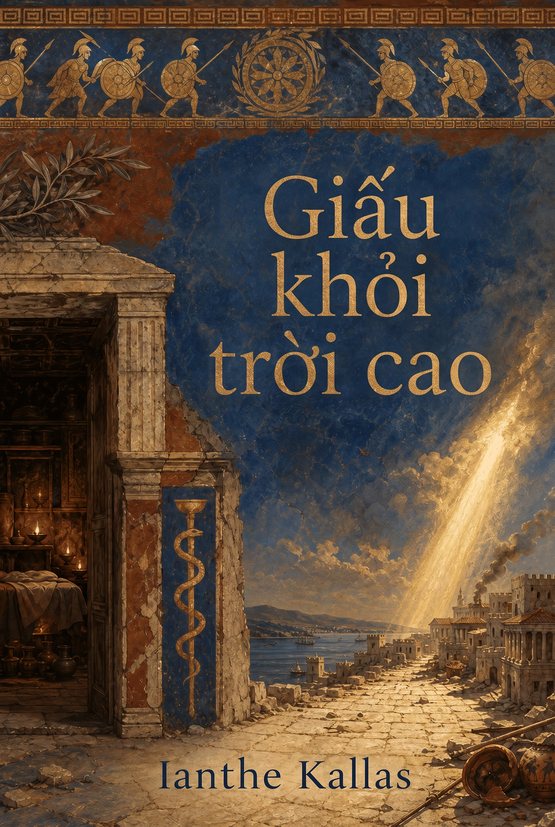 Bìa sách “Giấu khỏi trời cao” của Ianthe Kallas