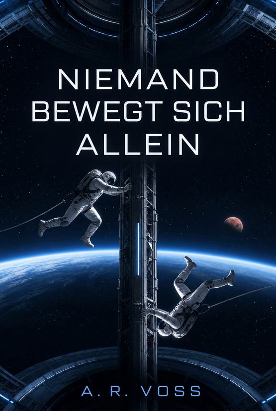 Buchcover zu „Niemand bewegt sich allein“ von A. R. Voss