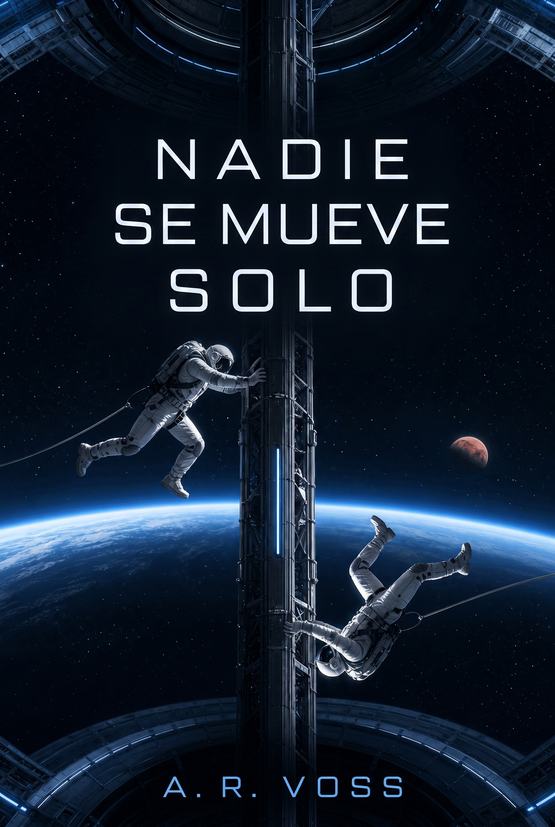 Portada del libro «Nadie se mueve solo», de A. R. Voss