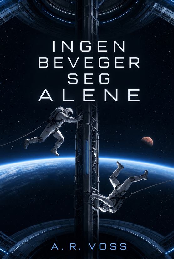 Omslaget til boken «Ingen beveger seg alene» av A. R. Voss