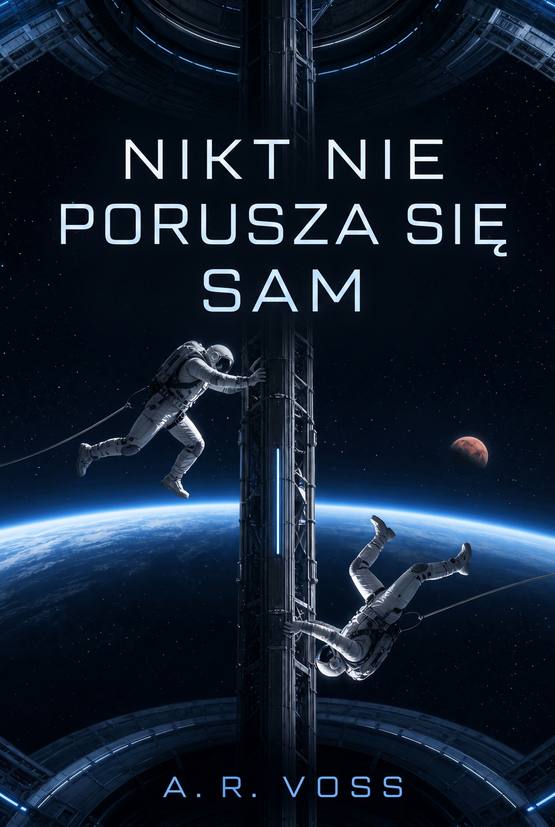 Okładka książki „Nikt nie porusza się sam” autorstwa A. R. Voss