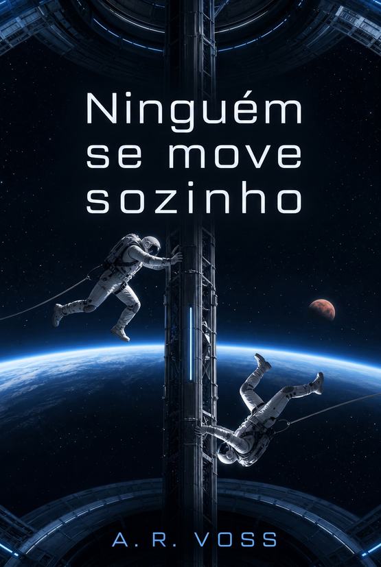 Capa do livro “Ninguém se move sozinho”, de A. R. Voss