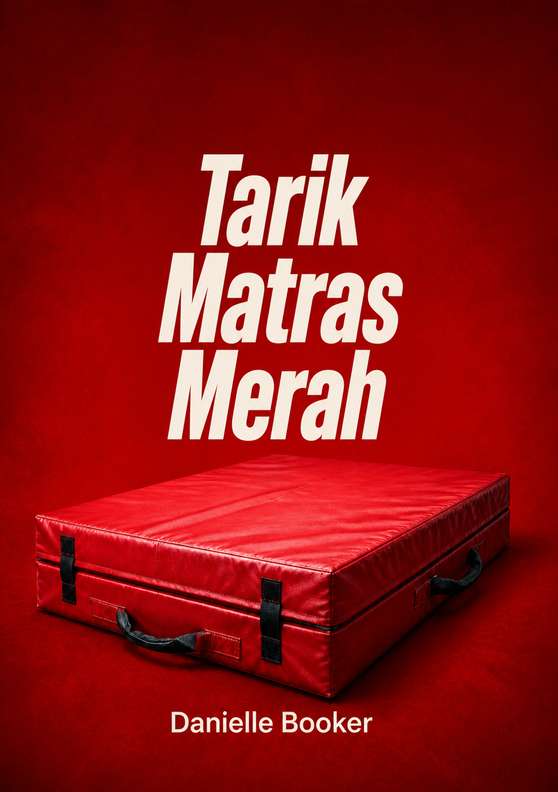 Sampul novel “Tarik Matras Merah” karya Danielle Booker