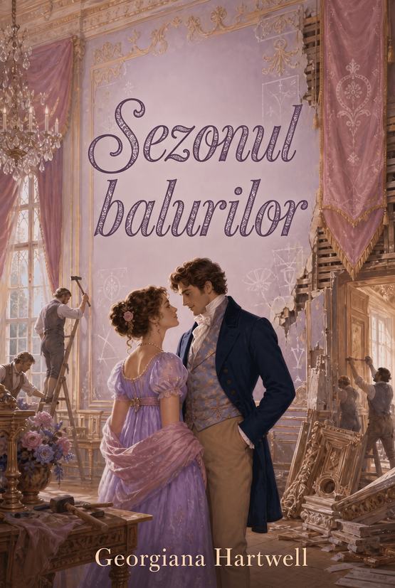 Coperta cărții „Sezonul balurilor” de Georgiana Hartwell