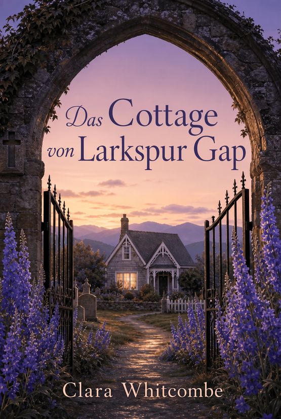 Buchcover von „Das Cottage von Larkspur Gap“ von Clara Whitcombe