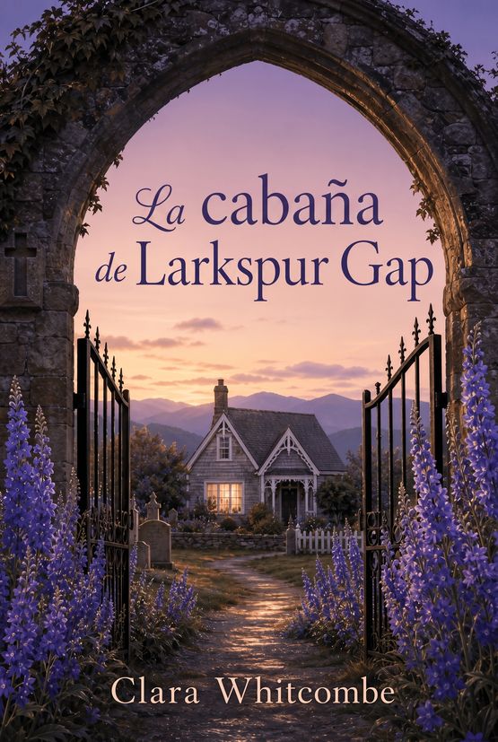 Portada del libro «La cabaña de Larkspur Gap», de Clara Whitcombe