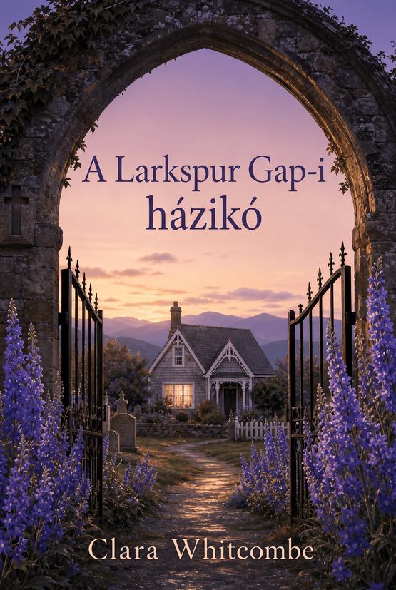 Clara Whitcombe „A Larkspur Gap-i házikó” című könyvének borítója