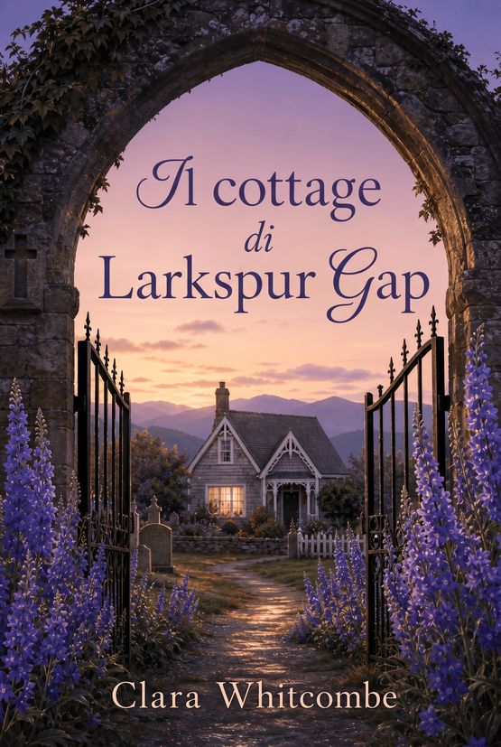 Copertina del libro «Il cottage di Larkspur Gap» di Clara Whitcombe