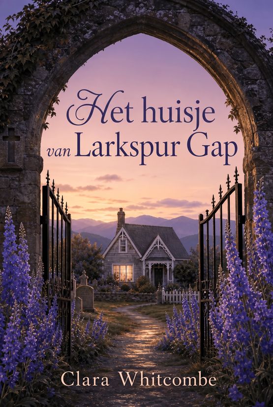 Boekomslag van “Het huisje van Larkspur Gap” van Clara Whitcombe