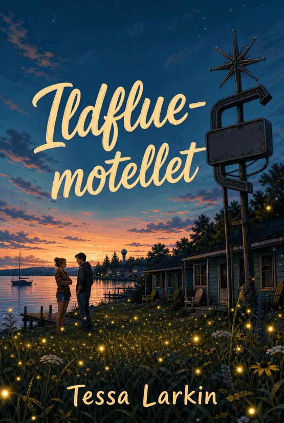 Omslag til bogen »Ildfluemotellet« af Tessa Larkin
