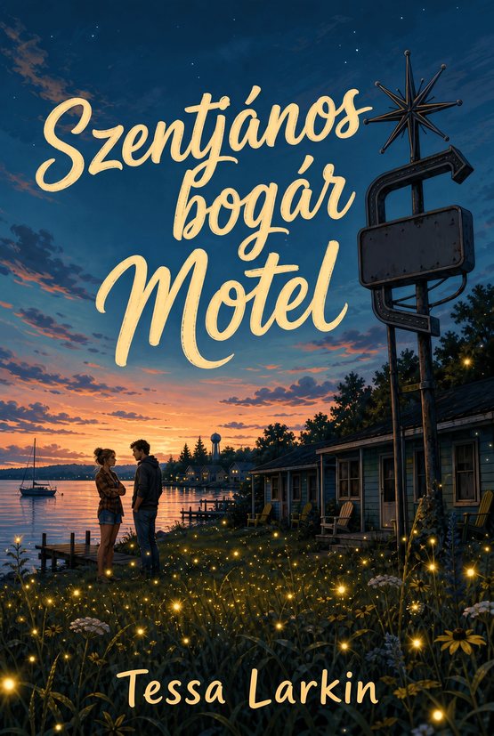 Tessa Larkin Szentjánosbogár Motel című könyvének borítója